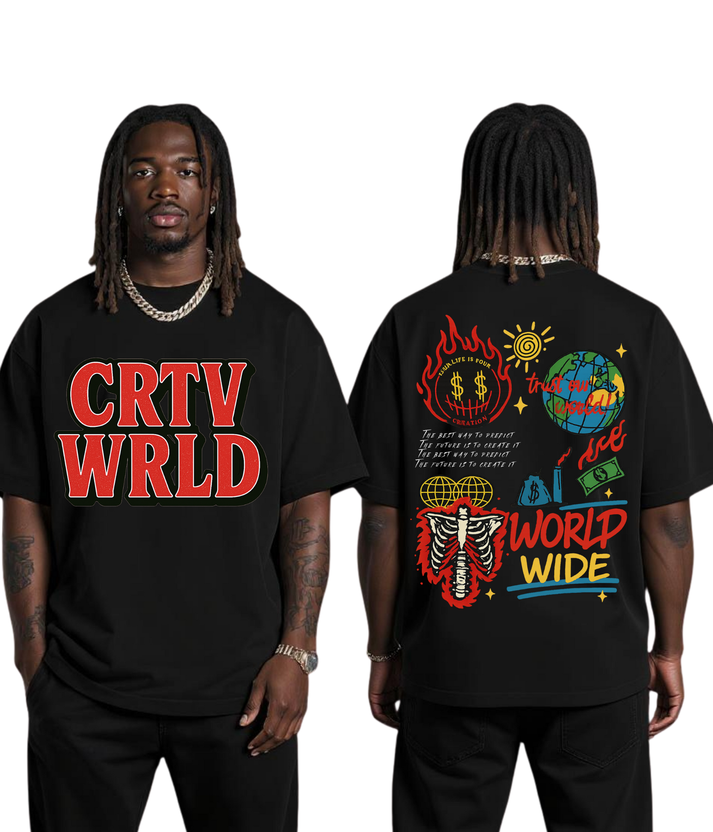 CRTV WRLD Signature Logo Tee