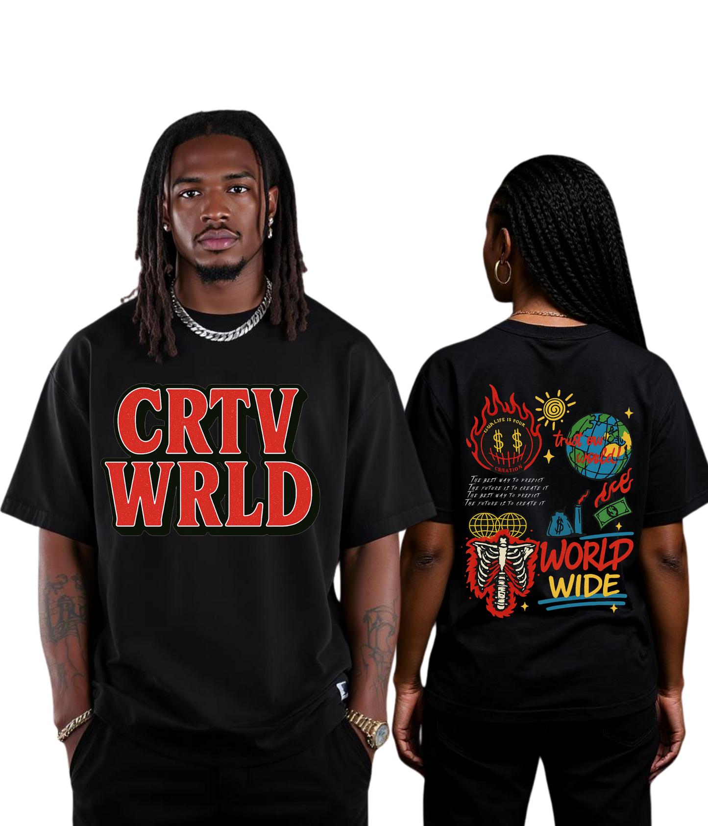 CRTV WRLD Signature Logo Tee