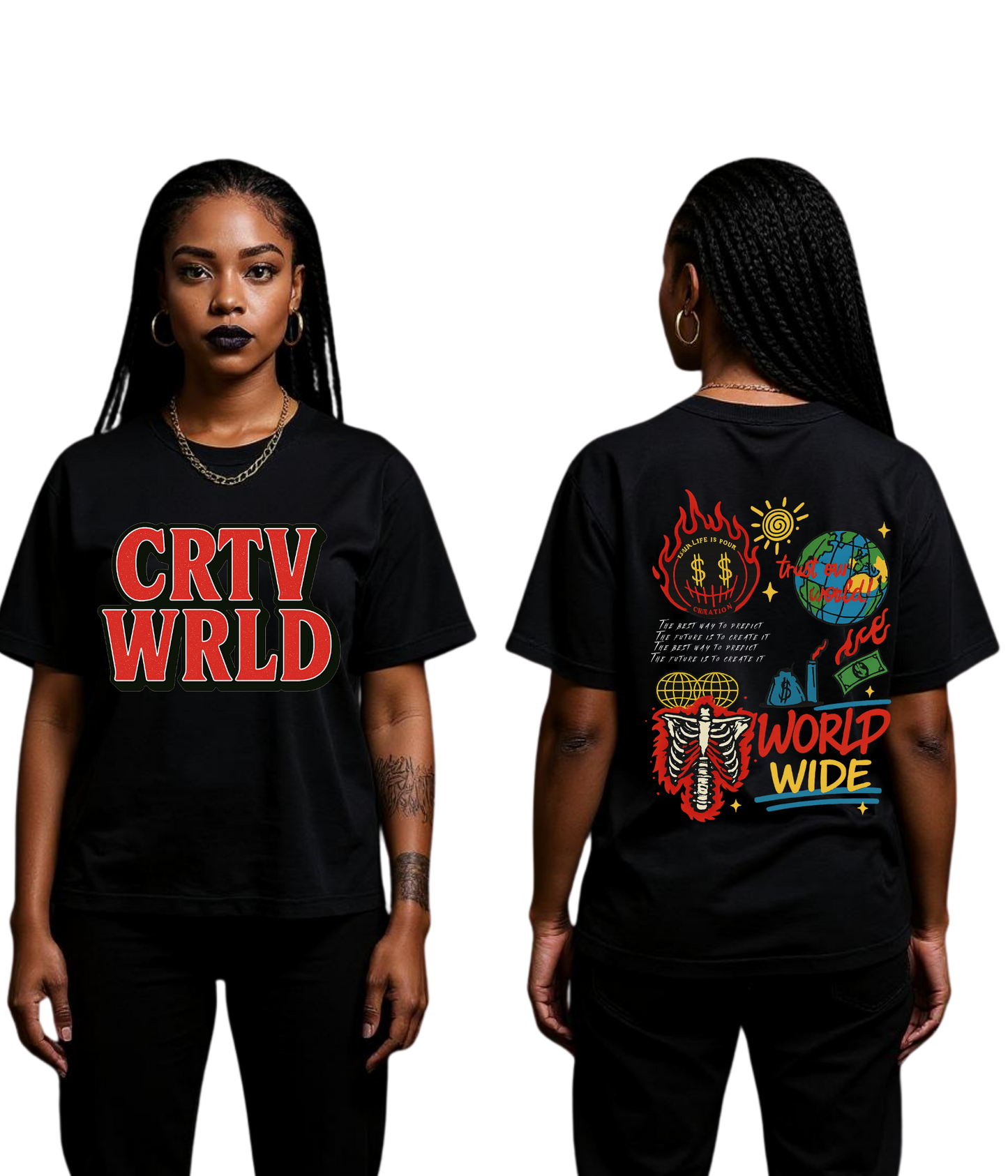 CRTV WRLD Signature Logo Tee