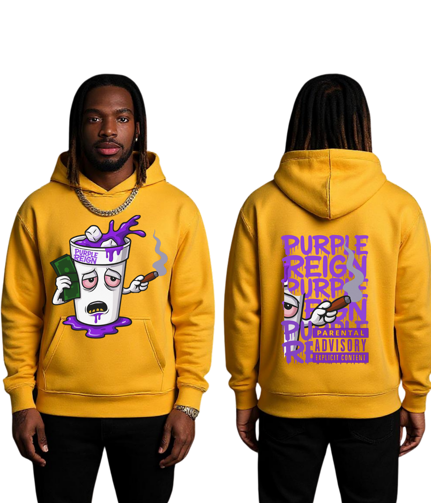 Purple Reign Supreme Hoodie