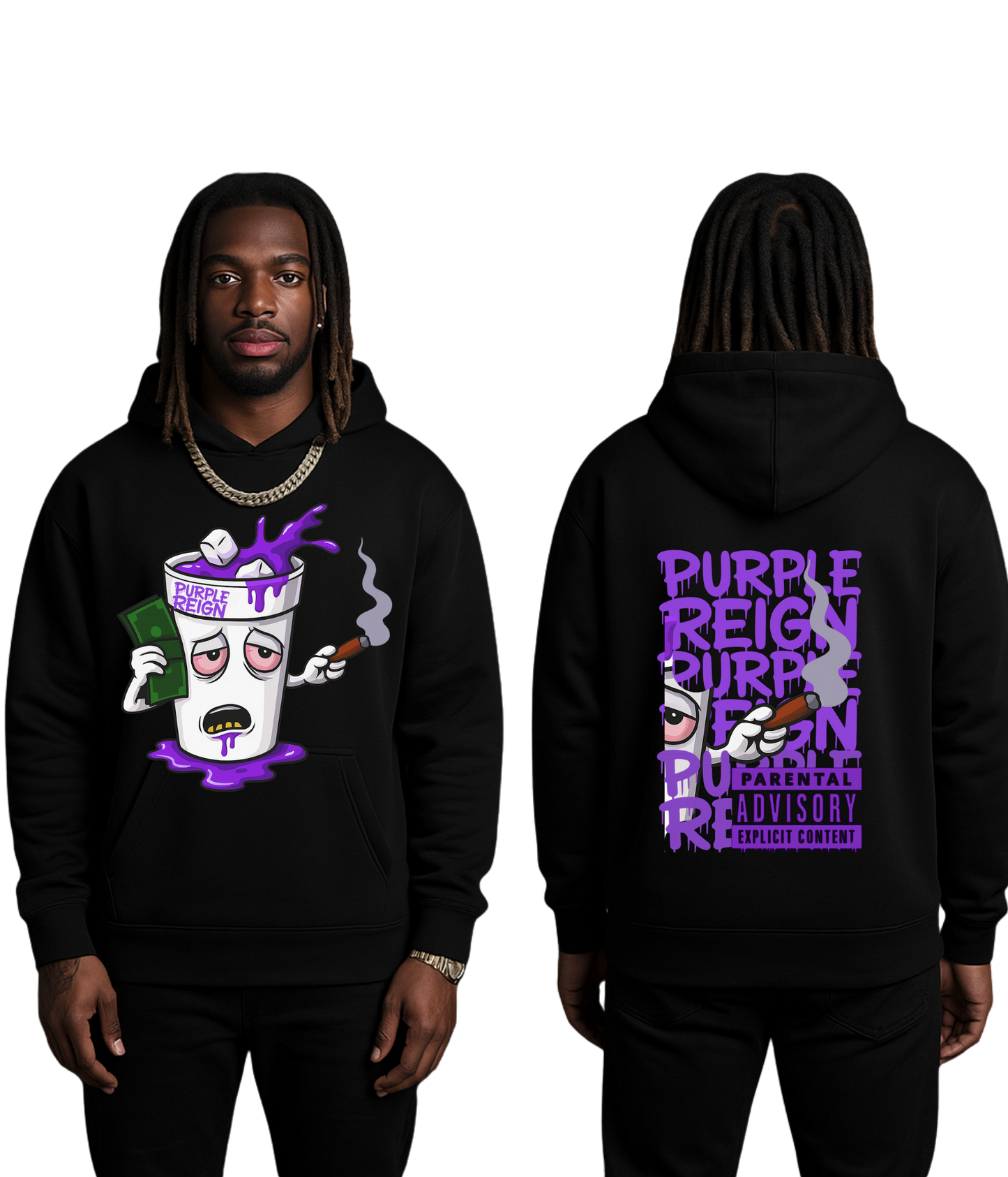 Purple Reign Supreme Hoodie