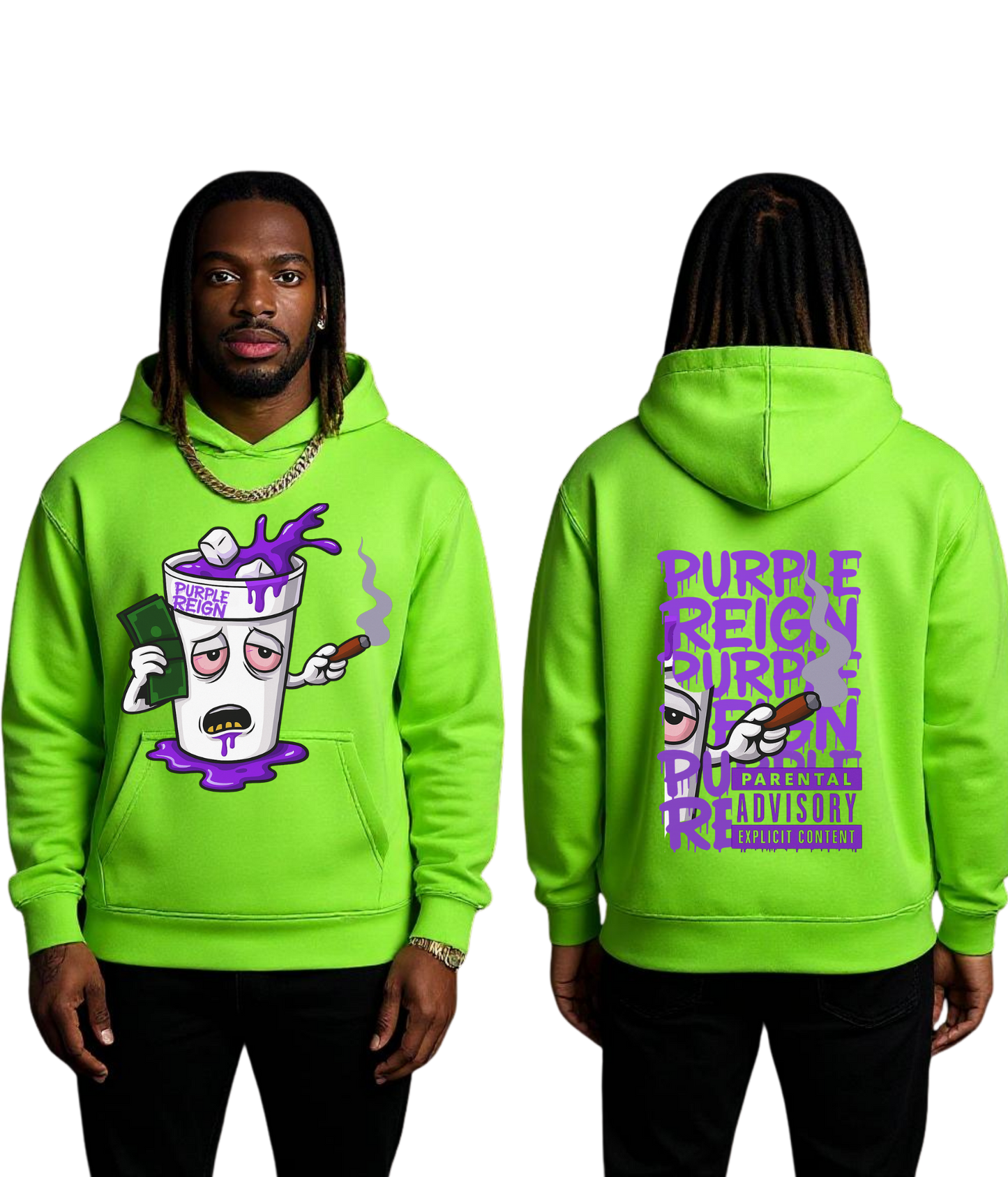 Purple Reign Supreme Hoodie