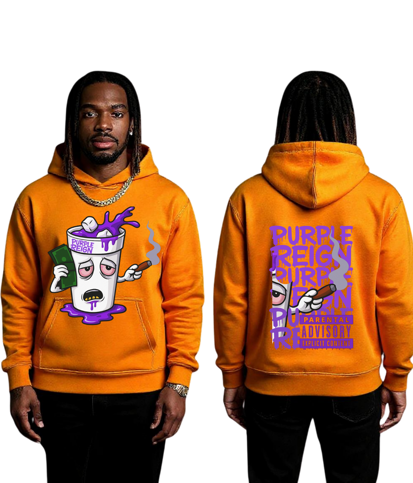 Purple Reign Supreme Hoodie