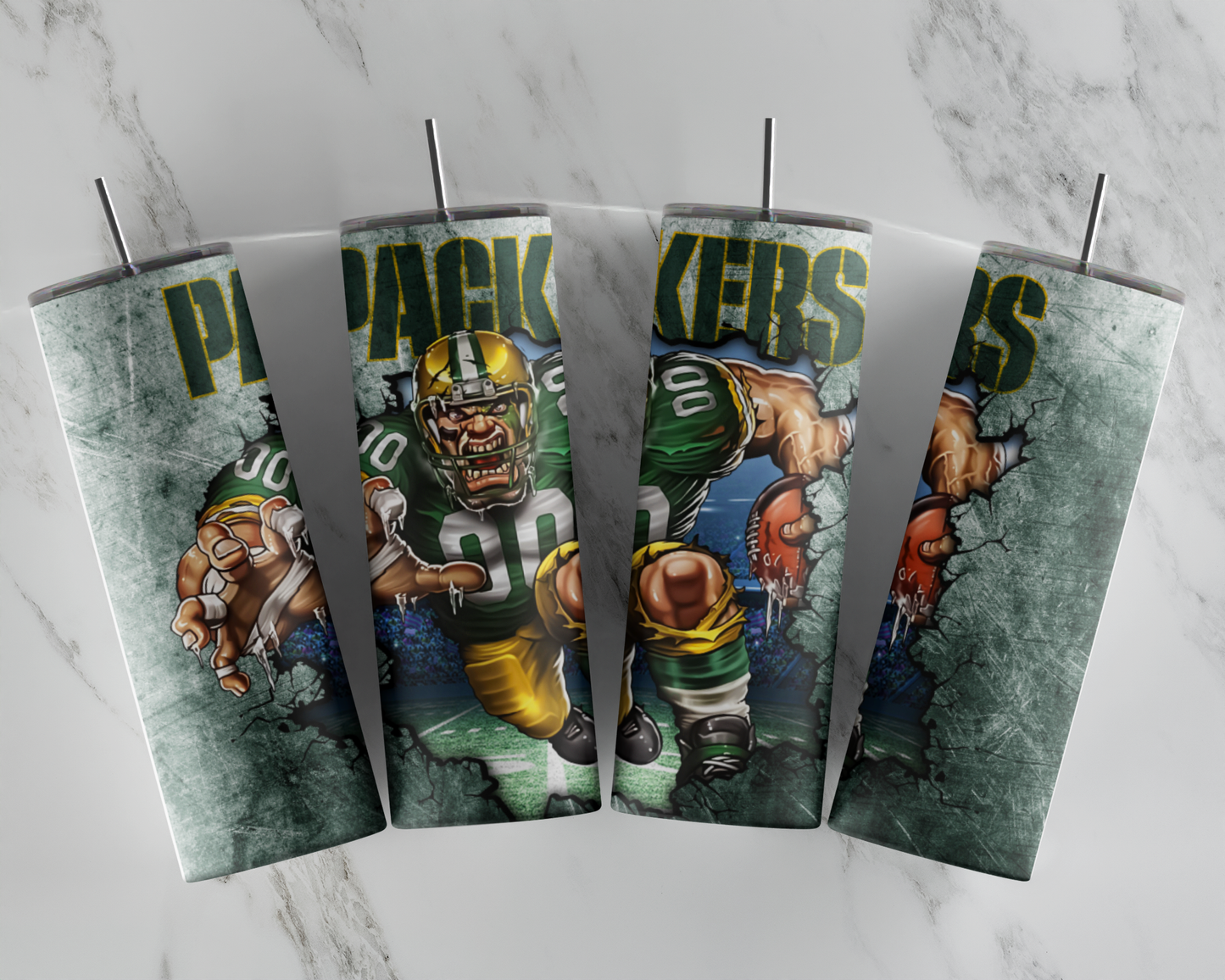 20oz Stainless Steel Football Fan Tumbler