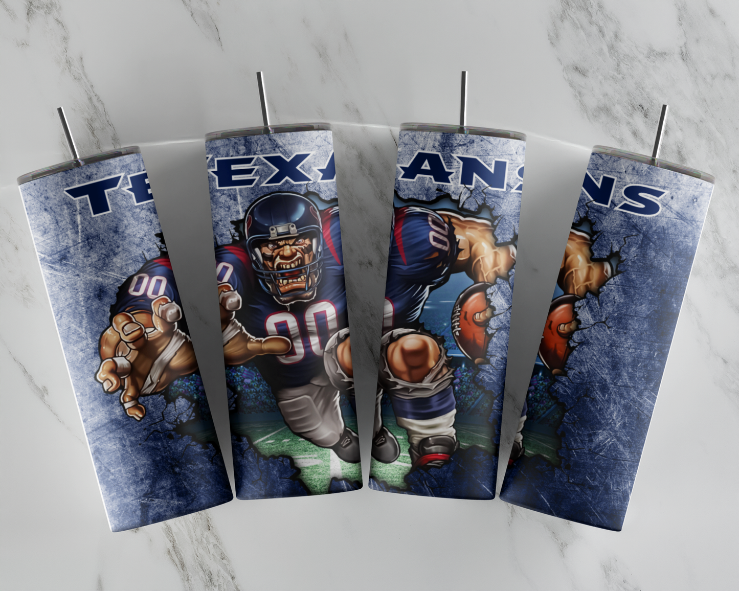 20oz Stainless Steel Football Fan Tumbler