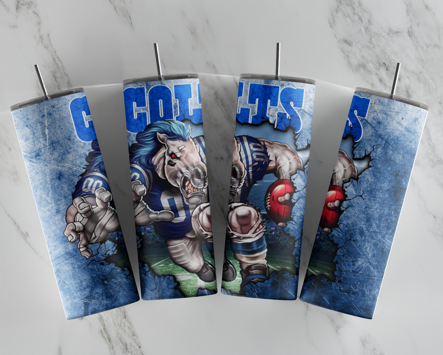 20oz Stainless Steel Football Fan Tumbler