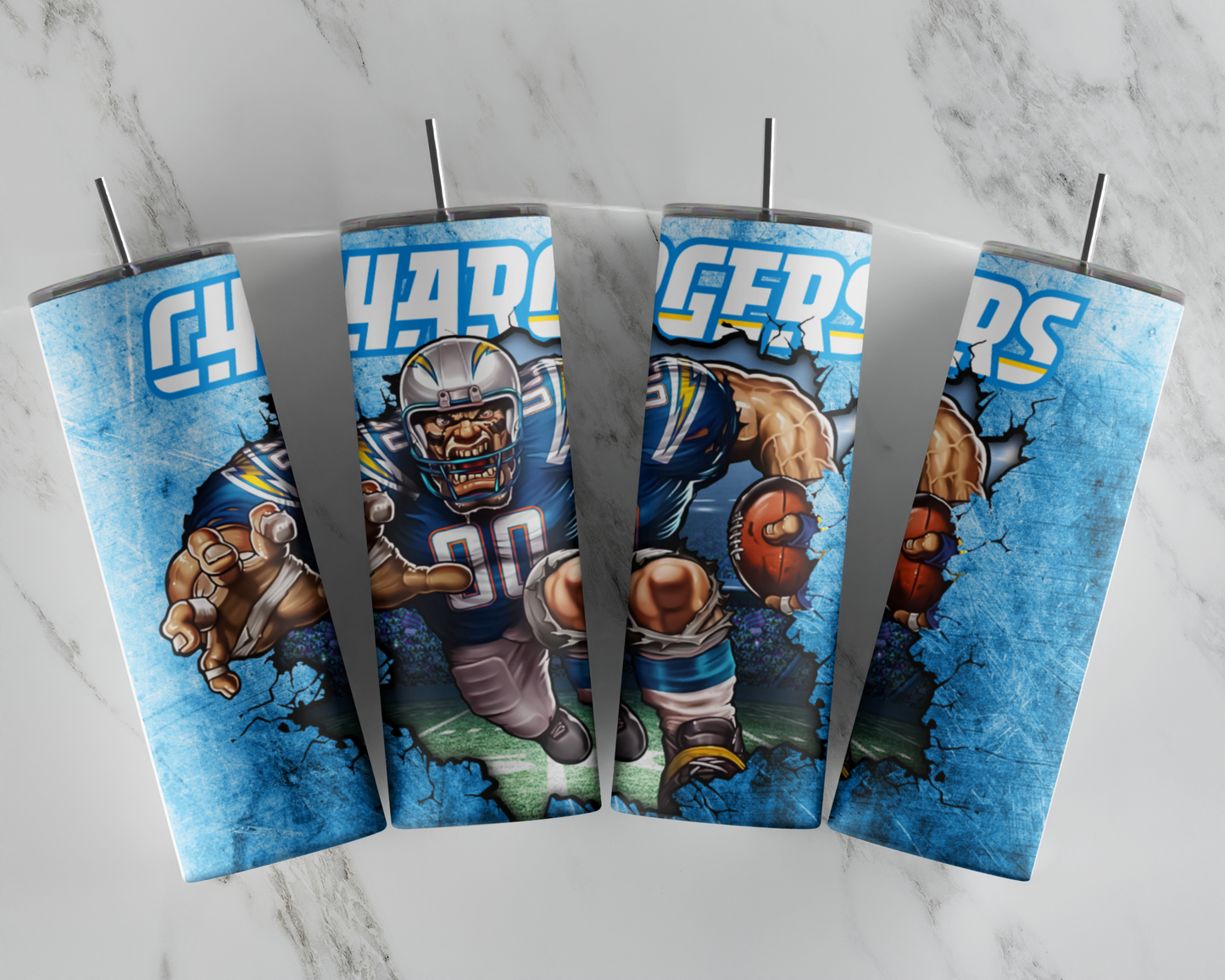 20oz Stainless Steel Football Fan Tumbler