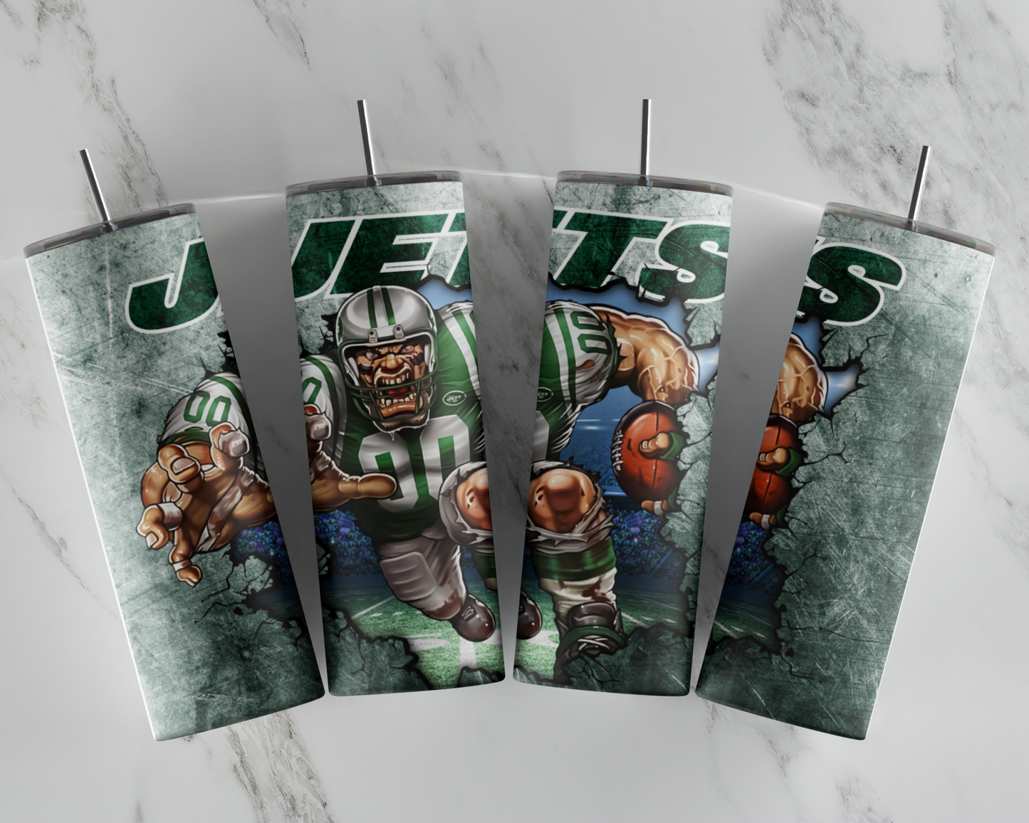 20oz Stainless Steel Football Fan Tumbler