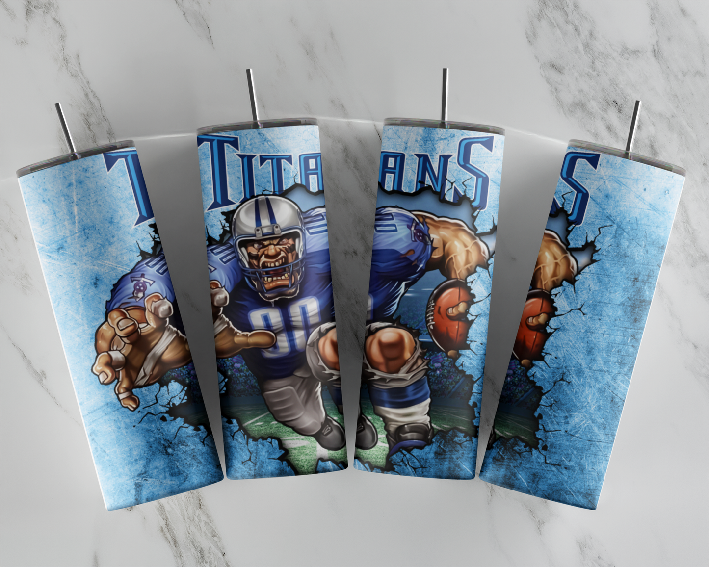 20oz Stainless Steel Football Fan Tumbler