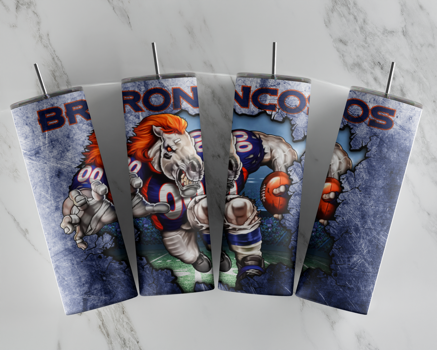 20oz Stainless Steel Football Fan Tumbler