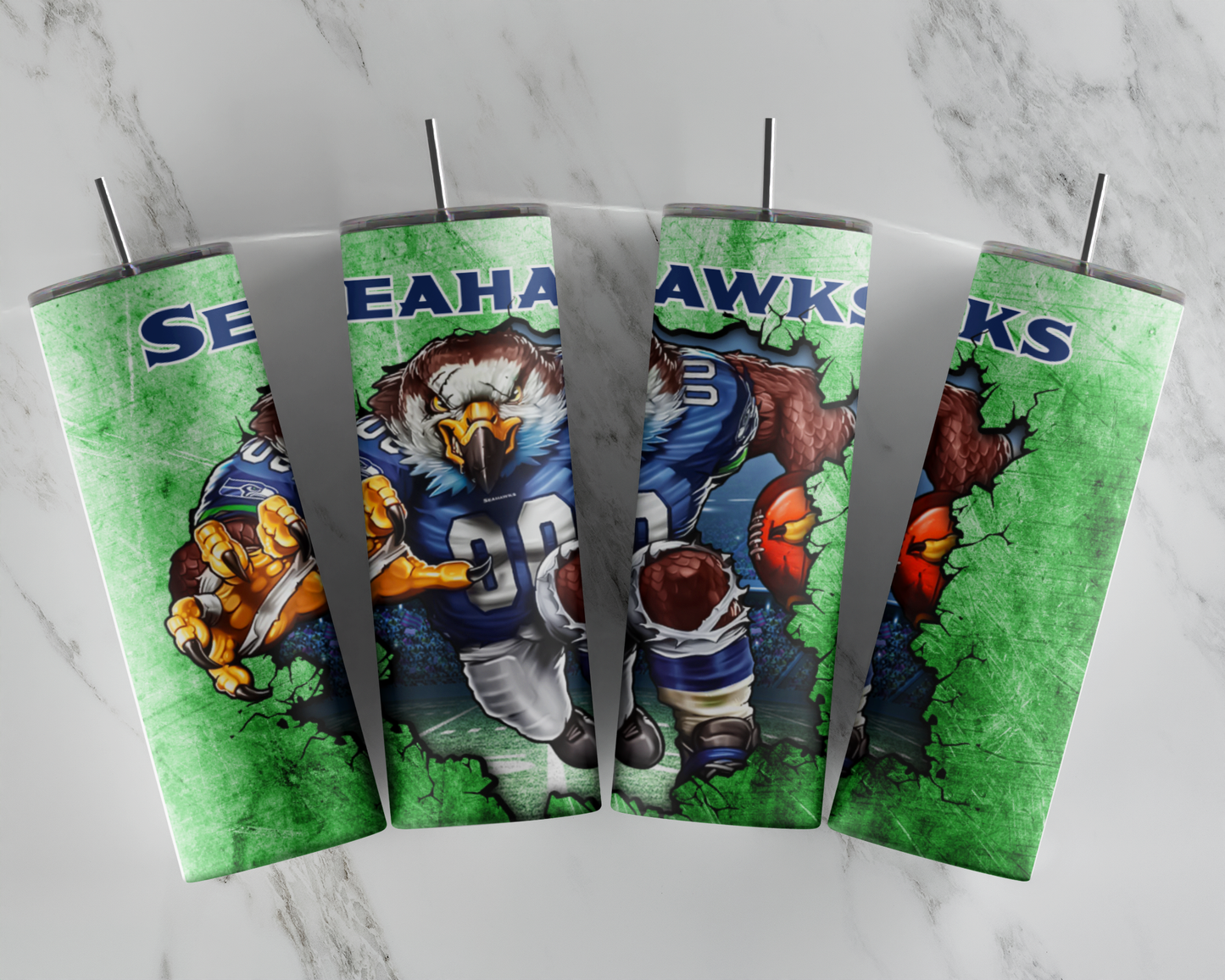 20oz Stainless Steel Football Fan Tumbler