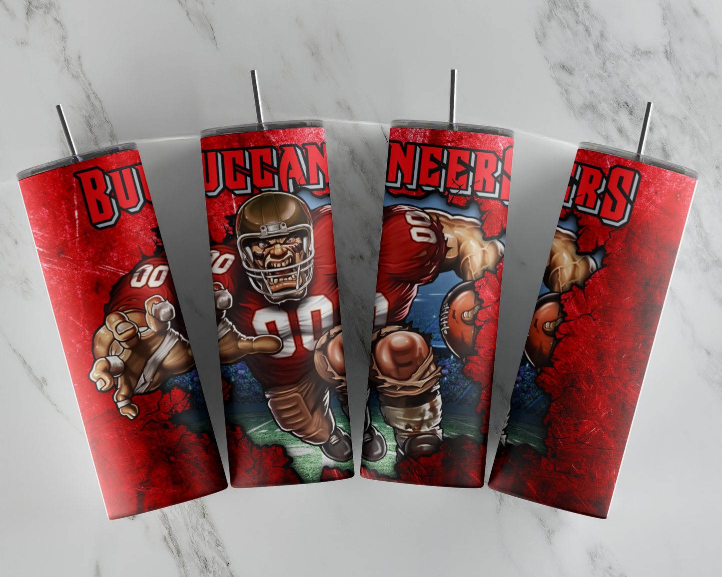 20oz Stainless Steel Football Fan Tumbler